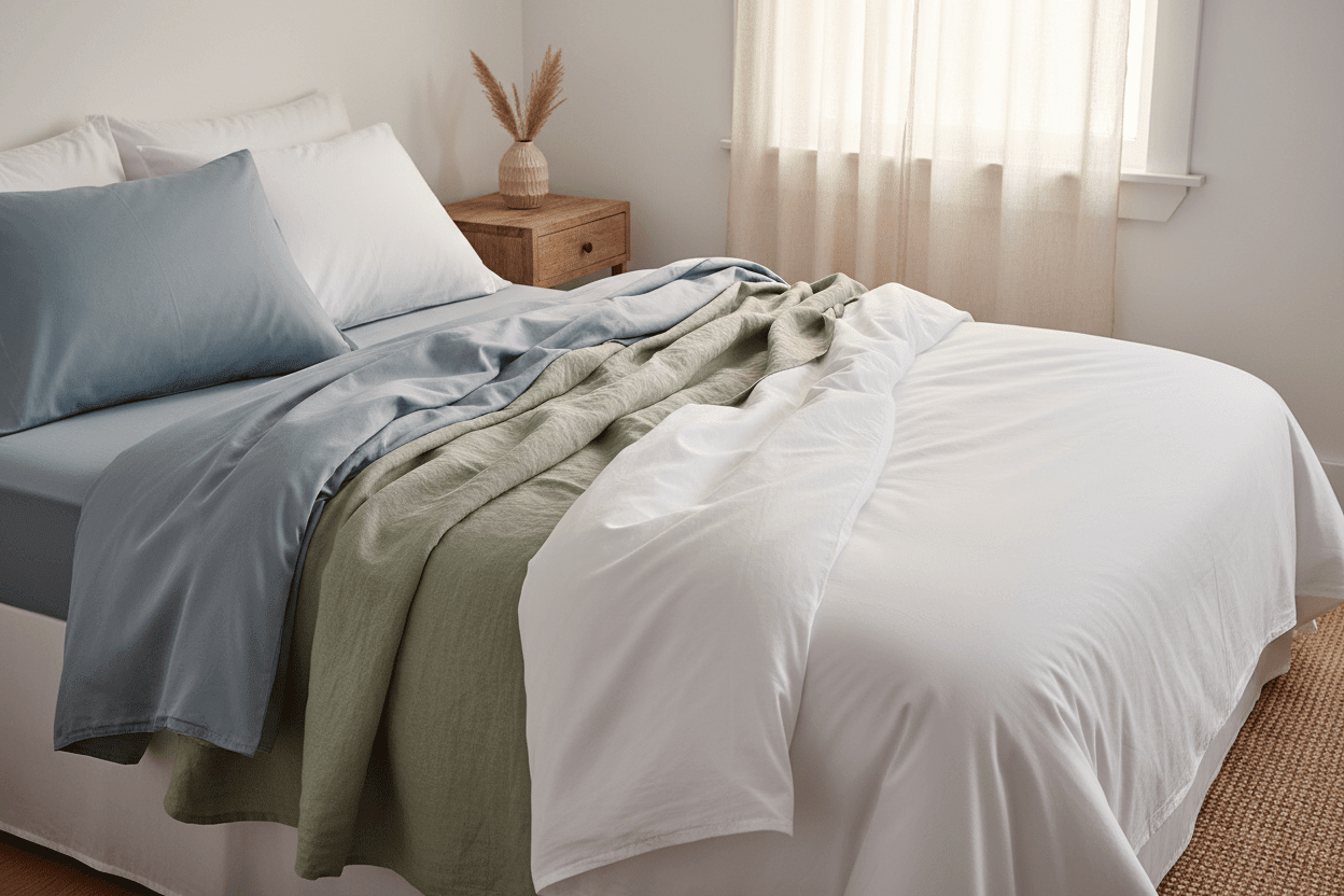 Best duvet covers in linen, cotton percale and cotton sateen bedding