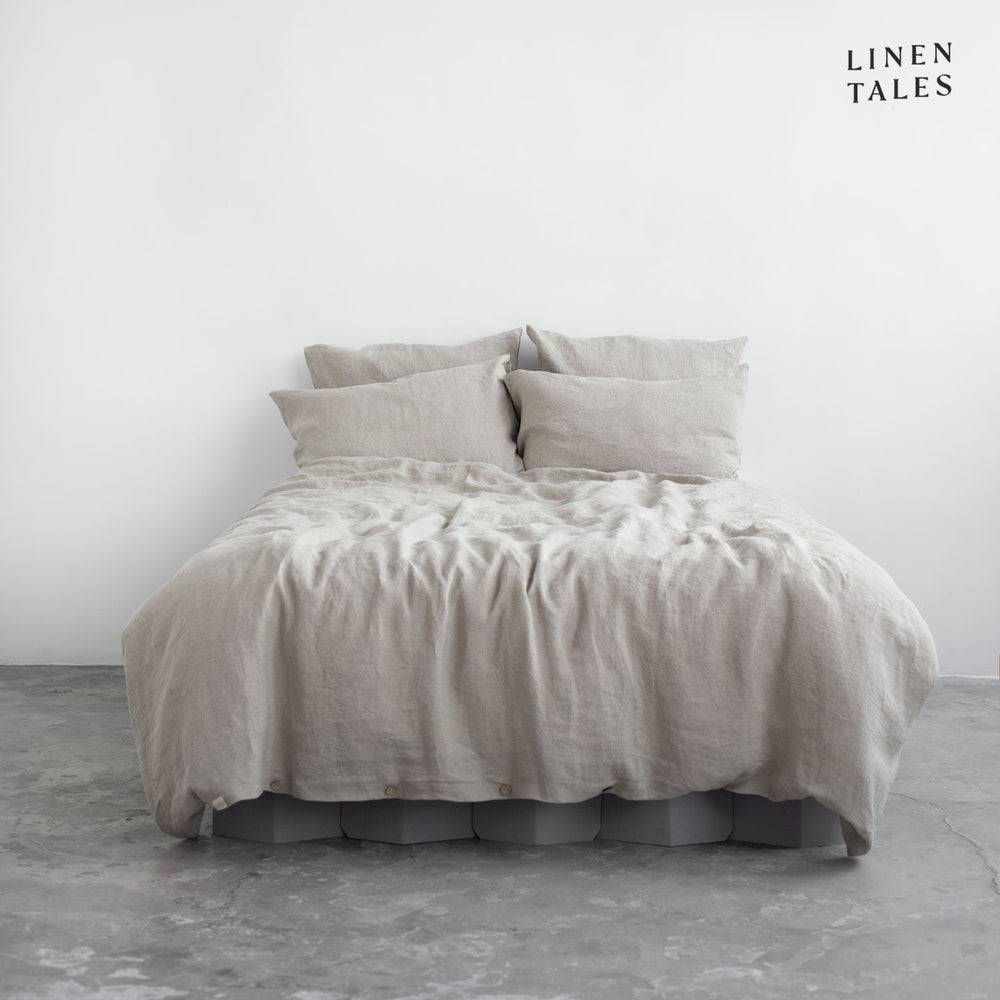 
                  
                    Premium Natural linen duvet set with matching pillowcases, elegantly styled for a soft and breathable sleep experience.
                  
                